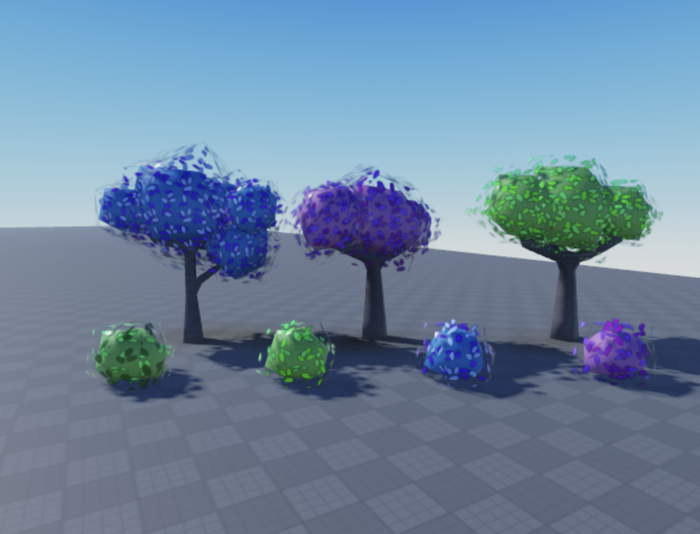 Bubbly Colorful Trees preview 1