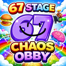 67 STAGE CHAOS OBBY 🌈 BURGER POWERS + CRAZY TOOLS