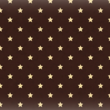Chocolate Brown Star Dots Lace Border Background