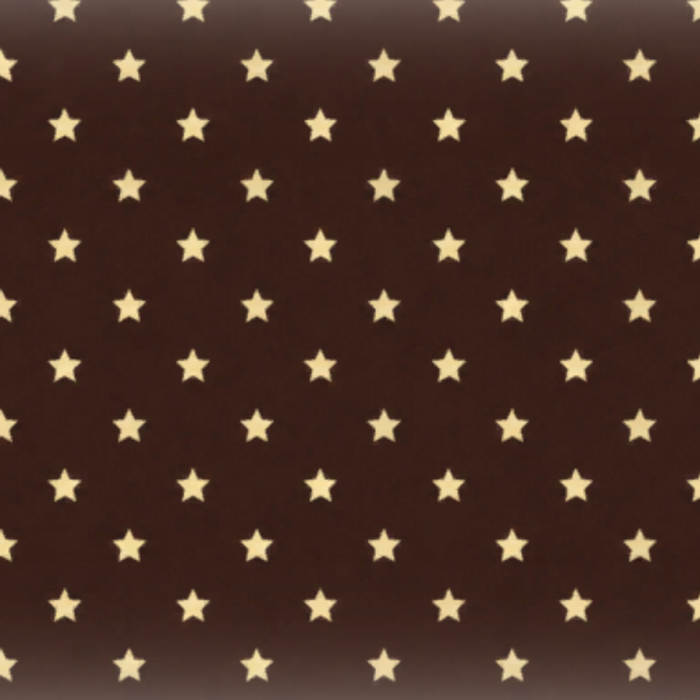 Chocolate Brown Star Dots Lace Border Background