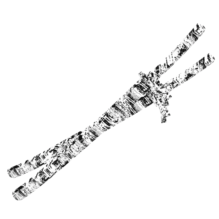 {GLITCH} Animated Monochrome KATANA