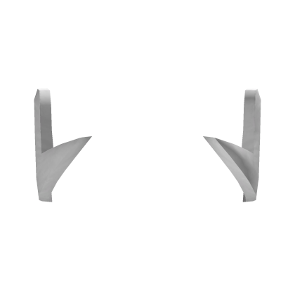 Pointy Sideburns White Roblox item