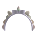 ♡ (FREE) : pretty purple unicorn petal headband