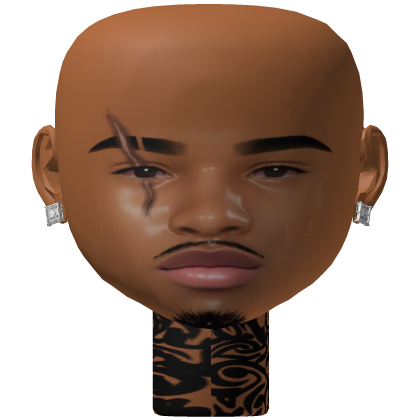 boy mesh head makeup tattoo realistic Roblox item