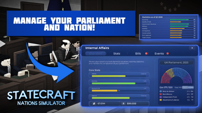 Statecraft: Nations Political Simulator screenshot 3