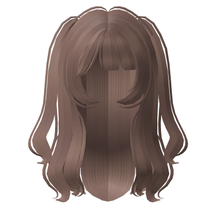 . ‿ ♡ horror doll long pigtail hair hazel Roblox item