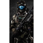 The blue Samurai of death