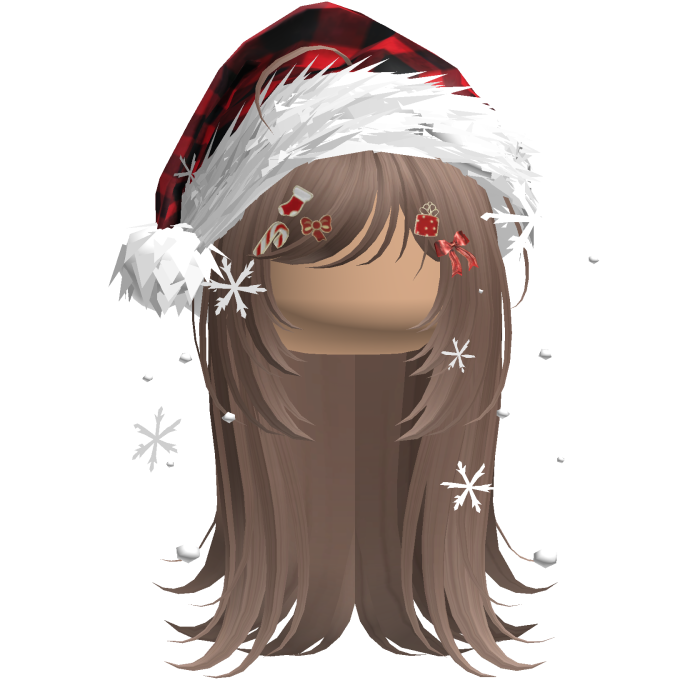 Emo Vamp Christmas Hair (Light Brown)