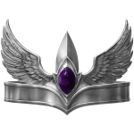 Silver Seraph Winged Void crown