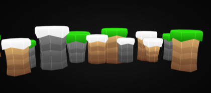 Roblox Winter Low-Poly Stylized Nature Assets preview 1