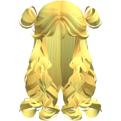 Curly Poofy Princess Doll Hair Yellow Roblox item