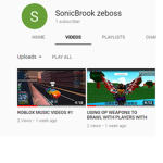 Sonic Brook ze boss on YT