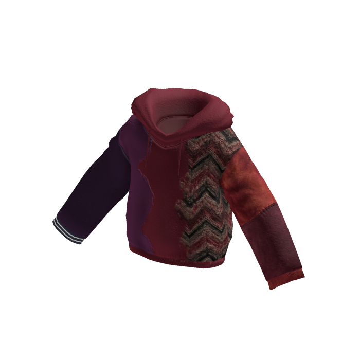 Hoodie rouge strata