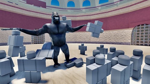 100 Players Vs 1 Gorilla