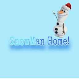 (CHRISTMAS UPDATE)! Snow Man Home!