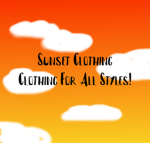 Sunset. Clothing.