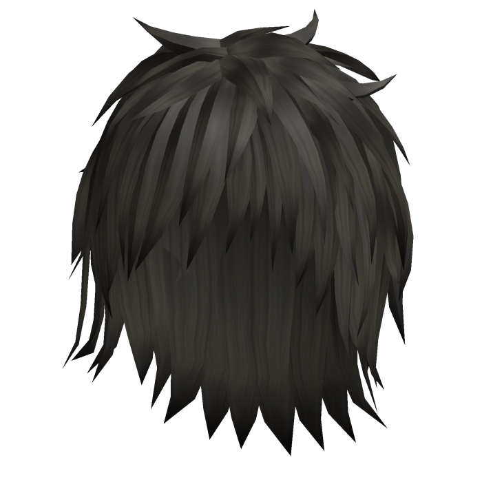 Dark Brown Long Messy Anime Moe Hair 35.
