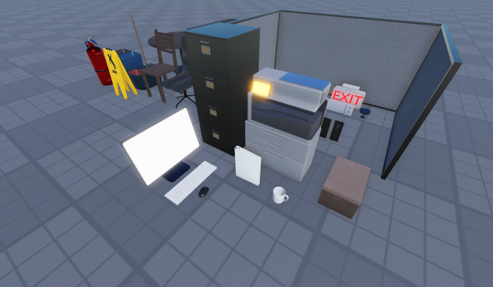 Office Furniture/ Asset Pack preview 4