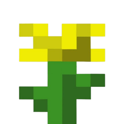 Minecraft yellow flower Roblox decal