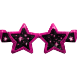 🤩Y2K Ultra Pink Sparkle Star Shades🤩