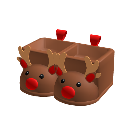 Reindeer Christmas Slipper Winter Boots