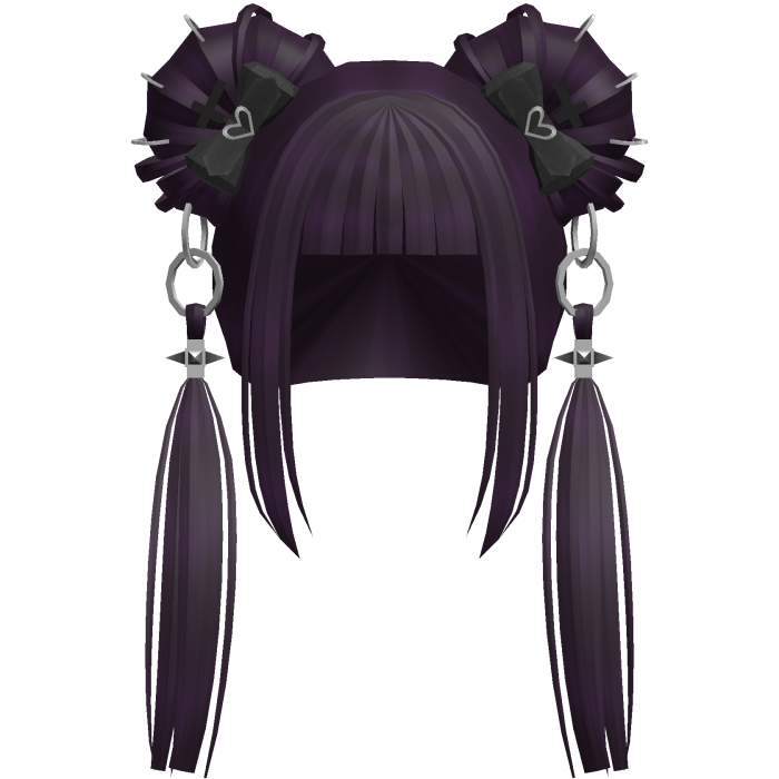 Gothic Twin Tails In Purple