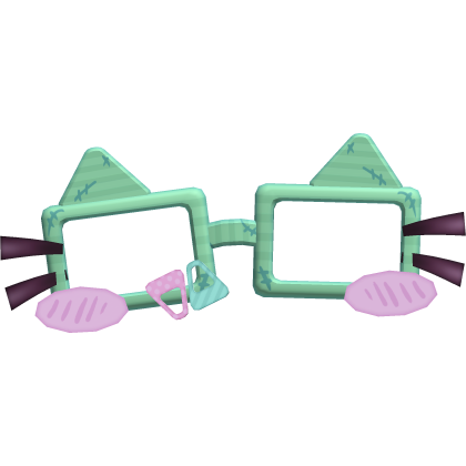 Pastel Goth Pusheen Dragon Glasses