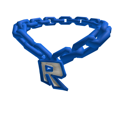 Blue Classic ROBLOX 'R' Chain