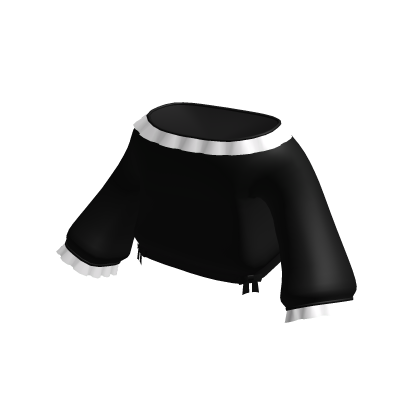 ノ♡adorable oversized ruffled sweater in black