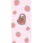 Sloth+strawberry SQUAD!