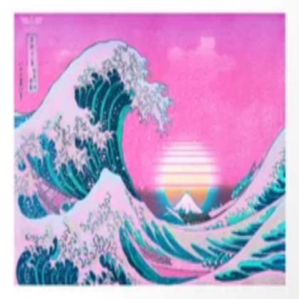 Vaporwave Aesthetic Wave Roblox decal
