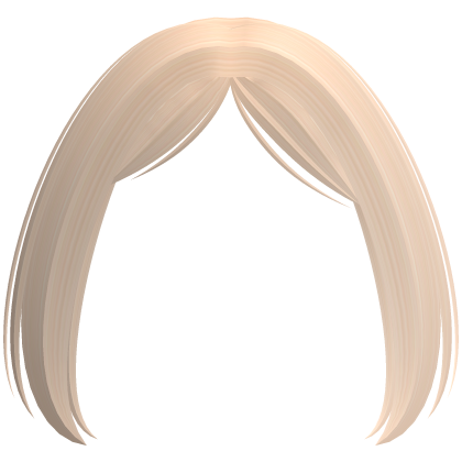 ♡︎ ꒰ soft wispy side swept bangs in light blonde ა Roblox item