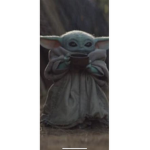 The Force of baby yoda