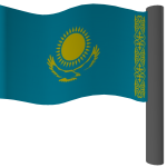 Kazakhstan Flag