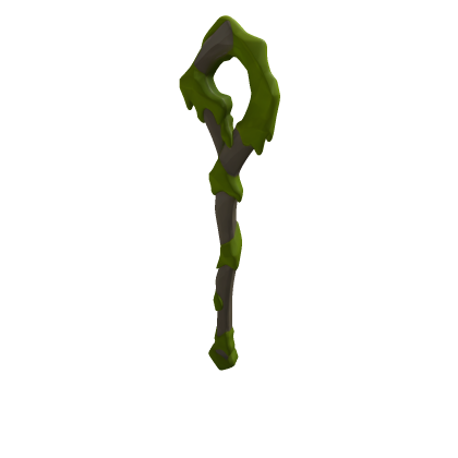 Moss-Covered Stone Magic Wizard Staff