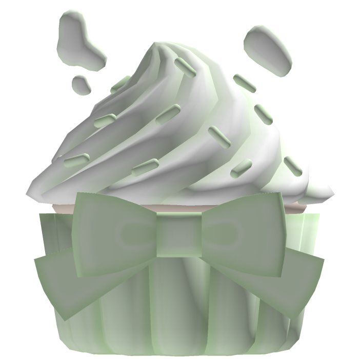 green cupcake cutie treat with bow