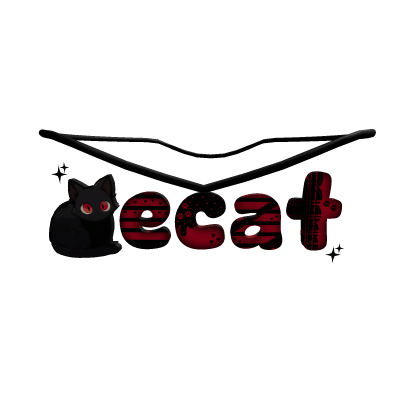 1.0 ♡ red&black ecat necklace thumbnail