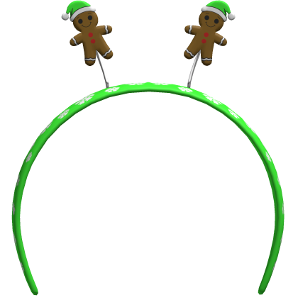 green christmas headband