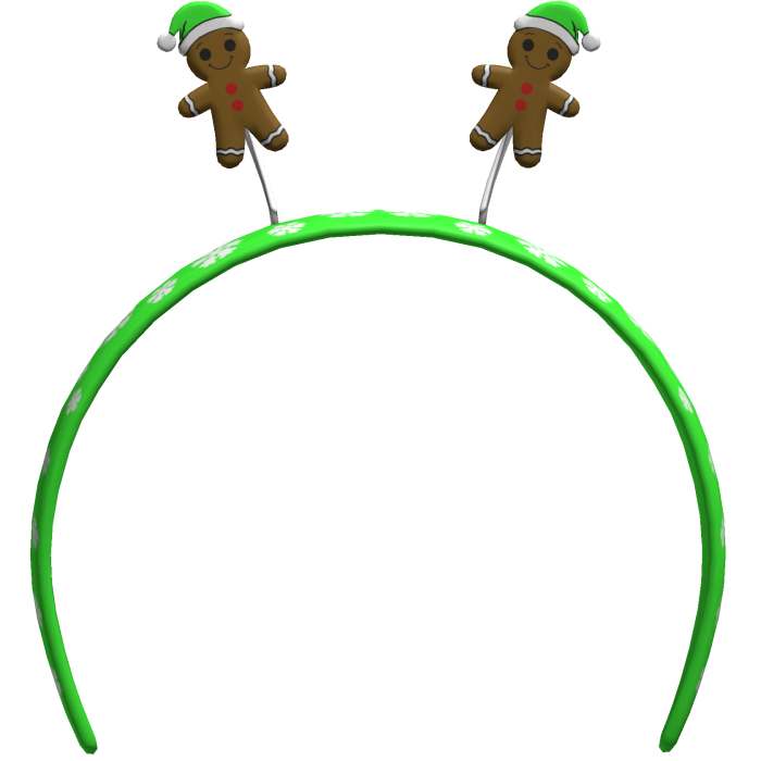 green christmas headband