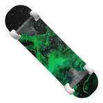 Bioluminescent Green Oceanic Skateboard
