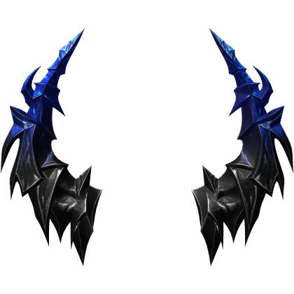 Blue Warlord Horns Roblox item