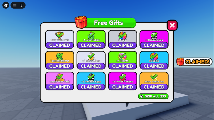 Playtime Rewards System preview 4