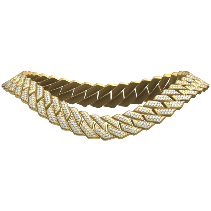 Iced Out Gold Chain (Boy) Roblox item