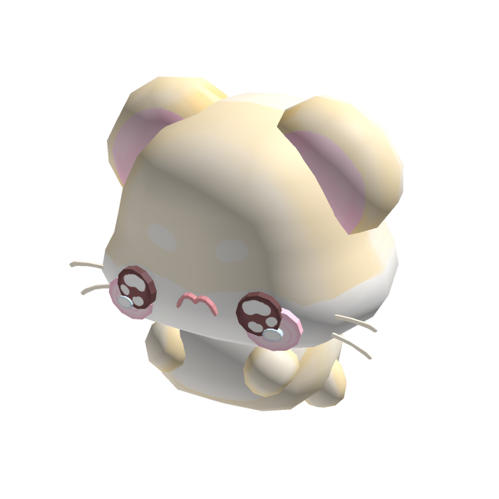 holdable cutecore sad hamster plushie