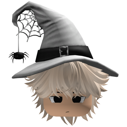 fluffy messy emo Y2K Halloween hair (Blonde) Roblox item