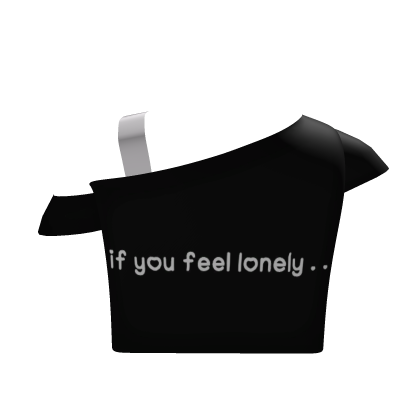♡ Black matching lyric off shoulder strap shirt