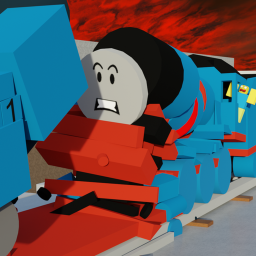 Blue Train Crash Physics icon