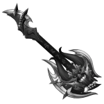 Metallic Black Guitar Axe