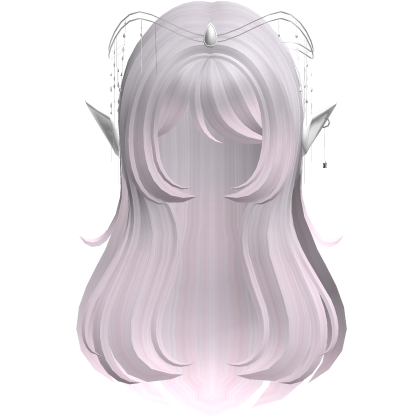 White Pink Brown Elf Fantasy Queen Hair Tiara