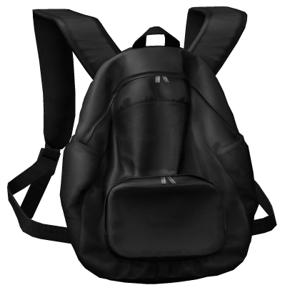 Black Minimal Backpack thumbnail